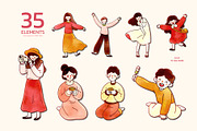 Hanami Moments – Watercolor, a Seasonal Illustration by CreativeValuation (Thumbnail 2 of 12)