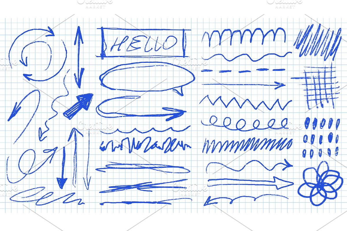 Pen Scribbles, a Texture Graphic by alexdndz (Photo 5 of 7)