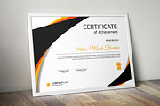 Certificate Word | PSD | AI, a Stationery Template by Curve Design (Thumbnail 3 of 3)