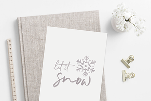 SNOWFLAKES WATERCOLOR PNG VECTOR