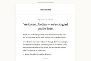 Client Onboarding Email Kit, an Email Template by Art Club (Thumbnail 2 of 5)