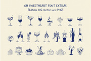 Oh Sweetheart Handwritten Font Duo, a Handwritten Font by SNIPESCIENTIST (Thumbnail 23 of 27)