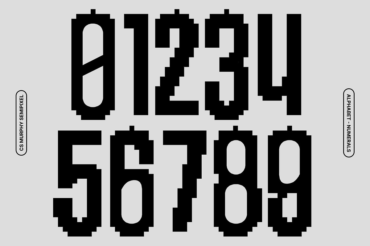 CS Murphy Semipixel, a Sans Serif Font by Craft Supply Co. (Photo 4 of 8)