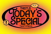 TAN-THISTLE-A DISPLAY FONT, a Slab Serif Font by TanType (Thumbnail 6 of 10)