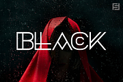 BLACK - Mysterious / Hybrid Typeface, a Font by Designova® (Thumbnail 1 of 11)