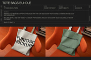 Tote Bag Mockup Bundle – 6 PSD, a Packaging Mockup by FURIOSO mockups (Thumbnail 5 of 15)