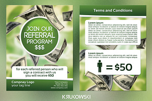 Referral Program 2 Sided Flyer
