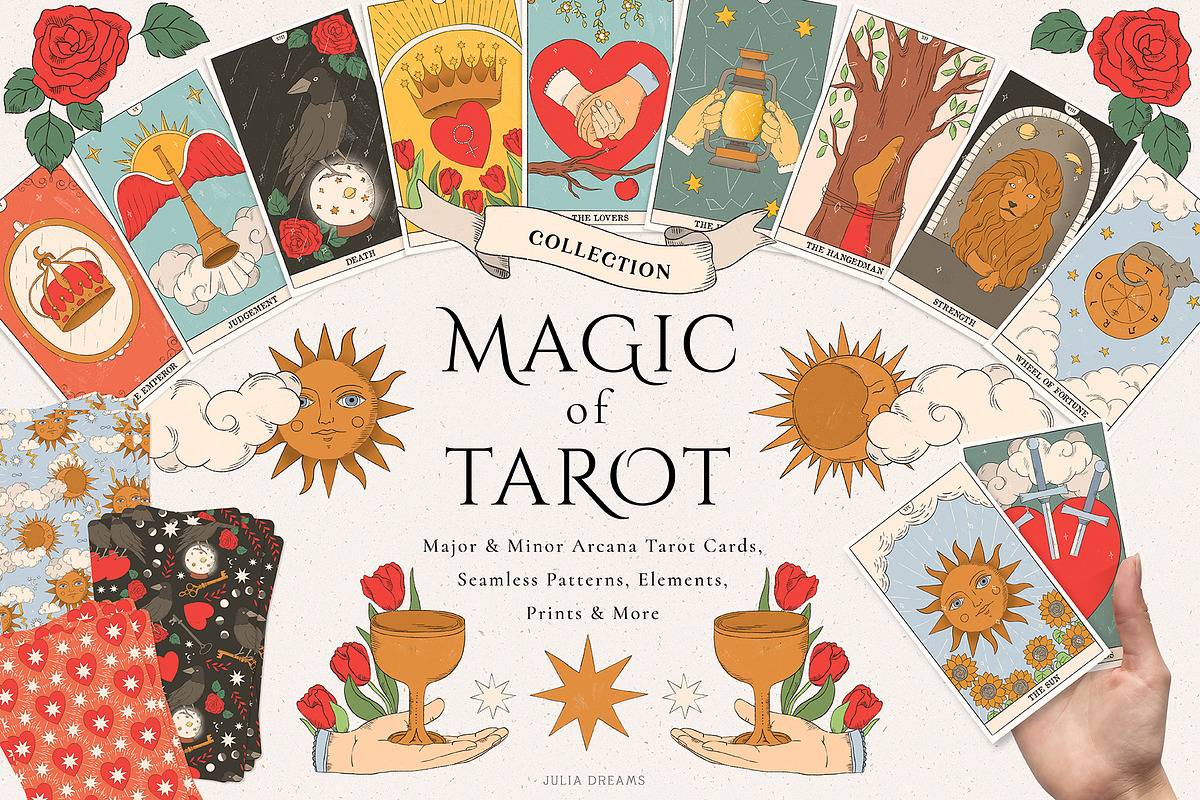 Magic of Tarot Collection, an Animal Illustration by Julia Dreams (Photo 1 of 15)