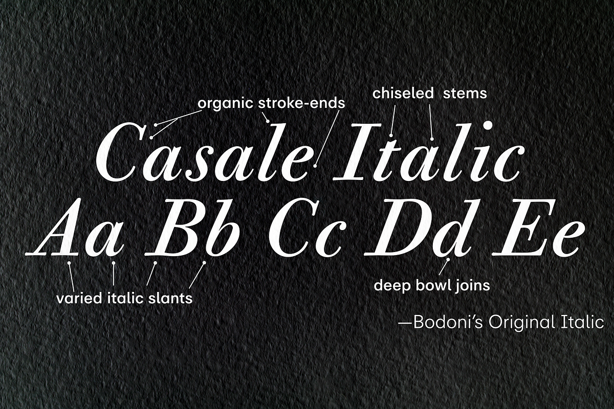 Bodoni Casale - Bonus Package, a Serif Font by California Type Foundry (Photo 4 of 9)