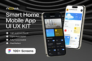 Nova - Smart Home Mobile App UI KIT, an UI Kit Template by Lumina_ui_ux202 (Thumbnail 1 of 7)