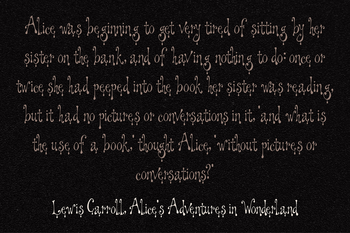 Nightmilk Melting Display Font, a Handwritten Font by The October Creative (Photo 5 of 8)