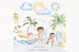 Baby On Board baby shower Surf Beach
