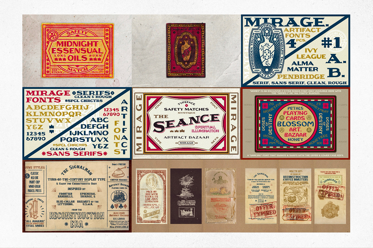 Season 1 Artifact Font Collection, a Serif Font by Artifact Bazaar (Photo 4 of 7)