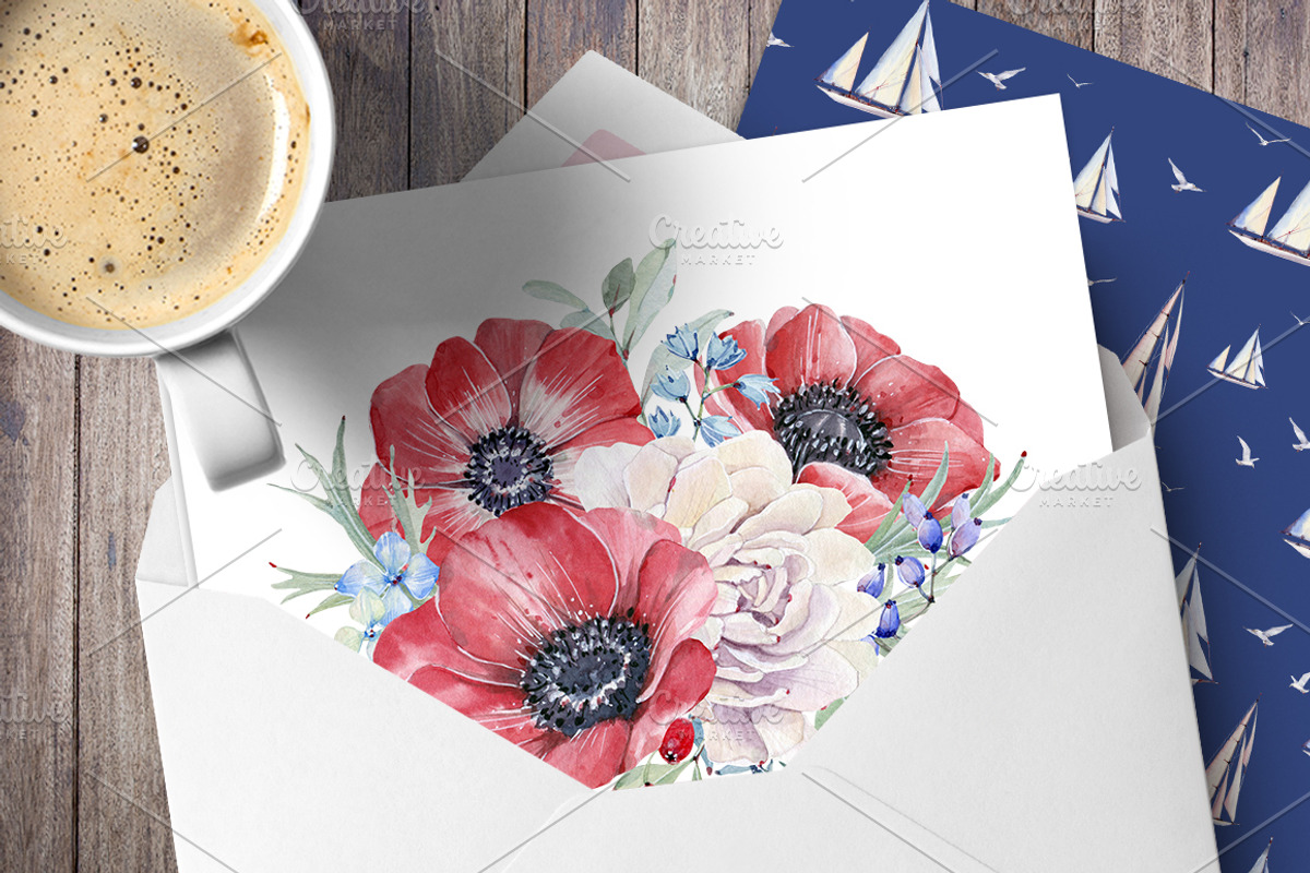 NAUTICAL SUMMER Watercolor set, an Illustration by Lemaris (Photo 4 of 7)