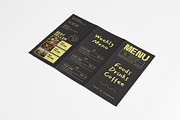 Black Trifold Menu, a Brochure Template by Designsoul14 (Thumbnail 2 of 6)