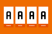 Hurdle - Futuristic Family (58 Font), a Sans Serif Font by alpercakici (Thumbnail 2 of 15)