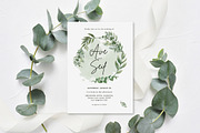 Eucalyptus Wedding Invitation Canva, an Invitation Template by Aarley Kaiven (Thumbnail 3 of 4)