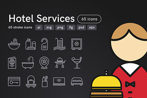 Hotel Services Icons