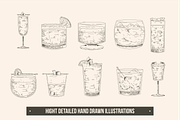 Hand Drawn Cocktails, a Food Illustration by Arshad Ali (Thumbnail 4 of 4)