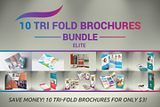 10 Tri fold Brochures Bundle - SK, a Brochure Template by UNIK Agency (Thumbnail 1 of 10)