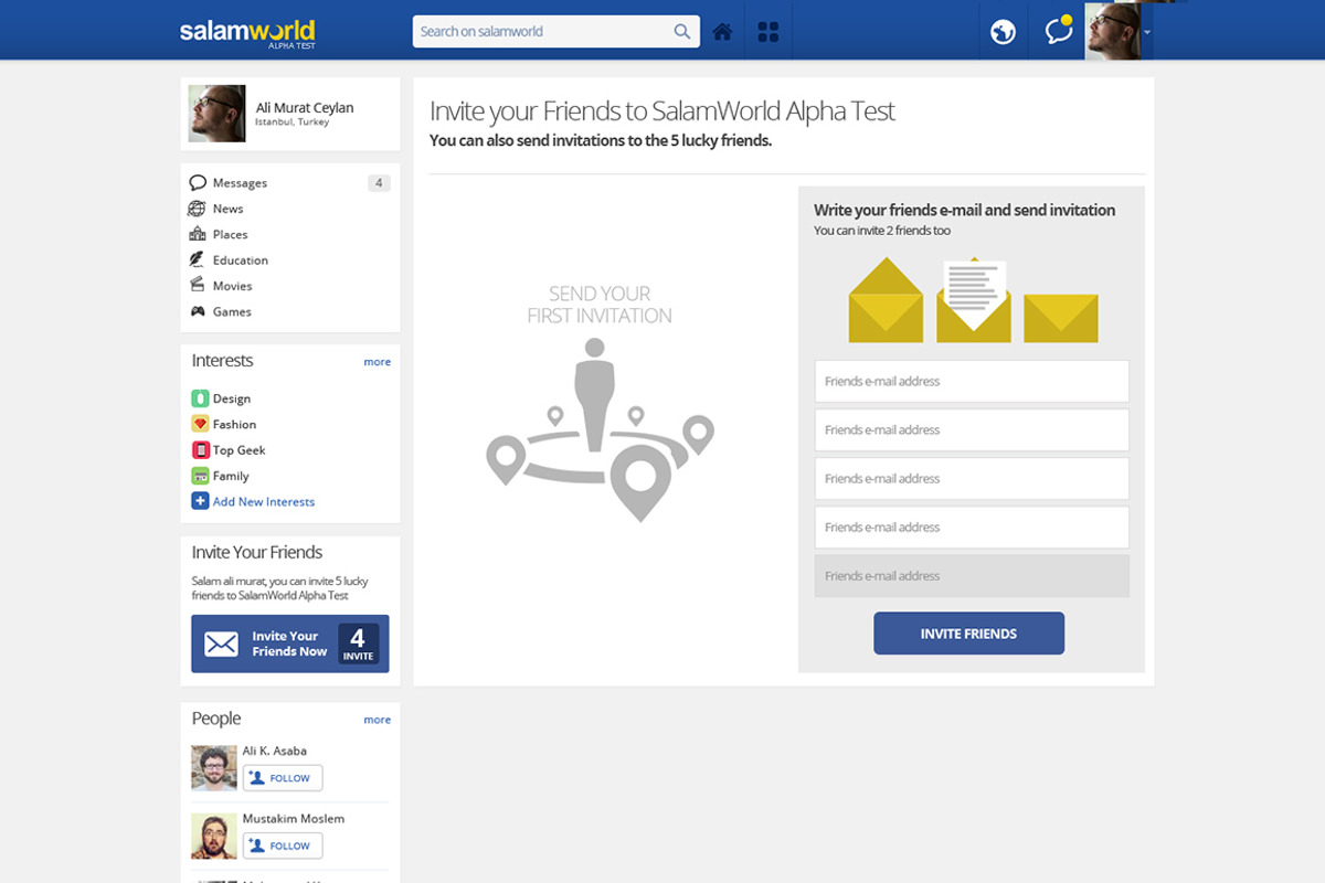 Salam World - Social Network Site, a Websites & App Template by IQSIR (Photo 12 of 15)