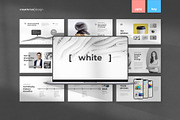 White Animated PowerPoint Template, a Presentation Template by Creathrive Design (Thumbnail 1 of 11)