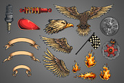 Motorcycle Illustrations Builder, an Illustration by TSV Art Collective (Thumbnail 3 of 5)