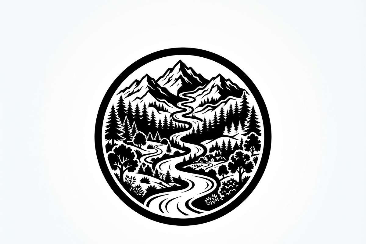60 Eco Globe Landscape Silhouette, a Technology Illustration by Amazin_art (Photo 24 of 25)