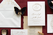 Ornamental Frames for Wedding Logos, an Illustration by Blushed Design by Katrina (Thumbnail 2 of 6)