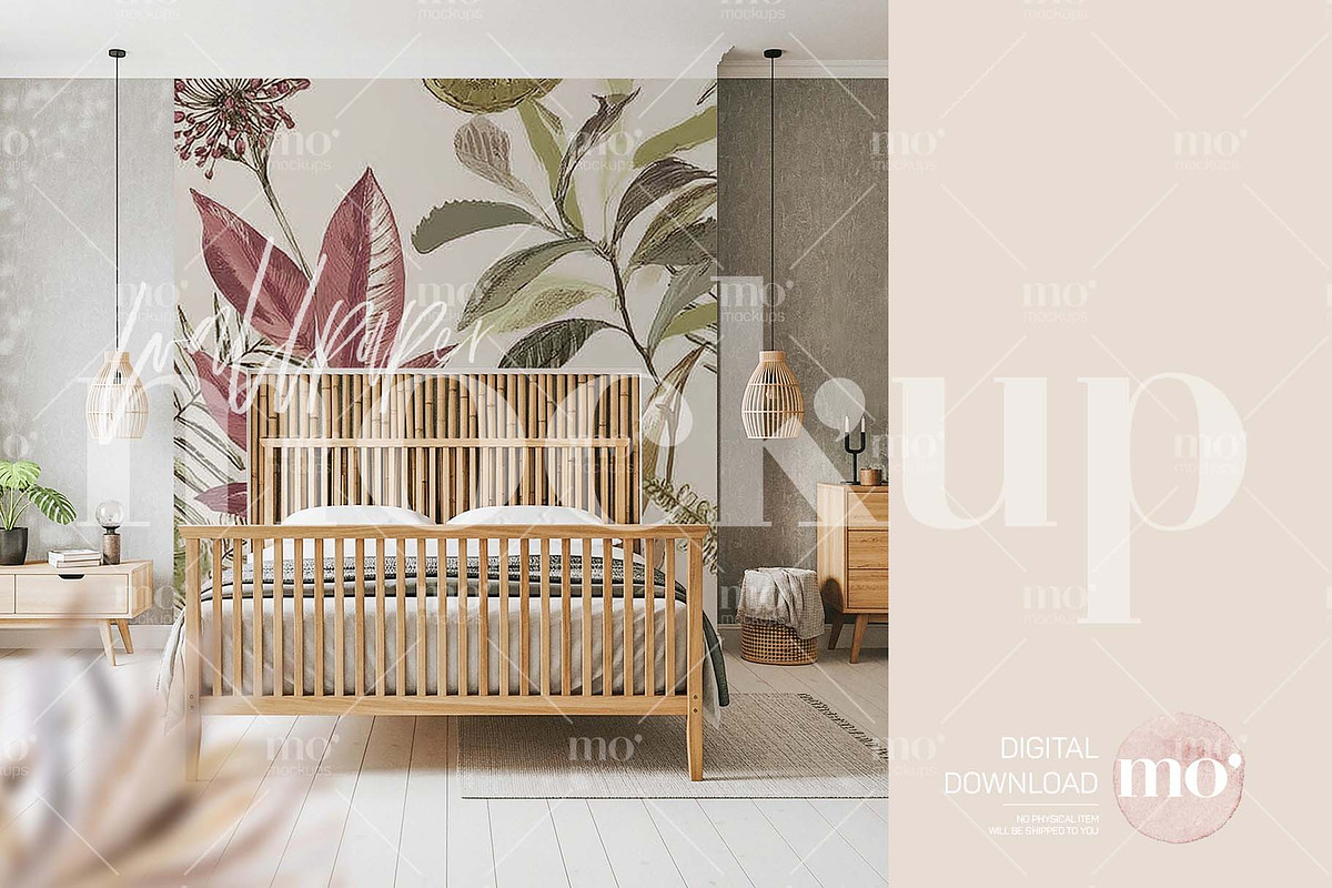 Bedroom Wallpaper Mockup, a Product Mockup by MoMockups (Photo 7 of 7)