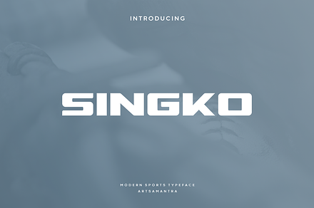 Singko - Modern Sports Typeface, a Serif Font by garismantra