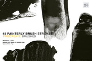 45 Procreate Painterly Brush Stamps, a Brush Add-On by CC CREATIVE CO (Thumbnail 9 of 15)