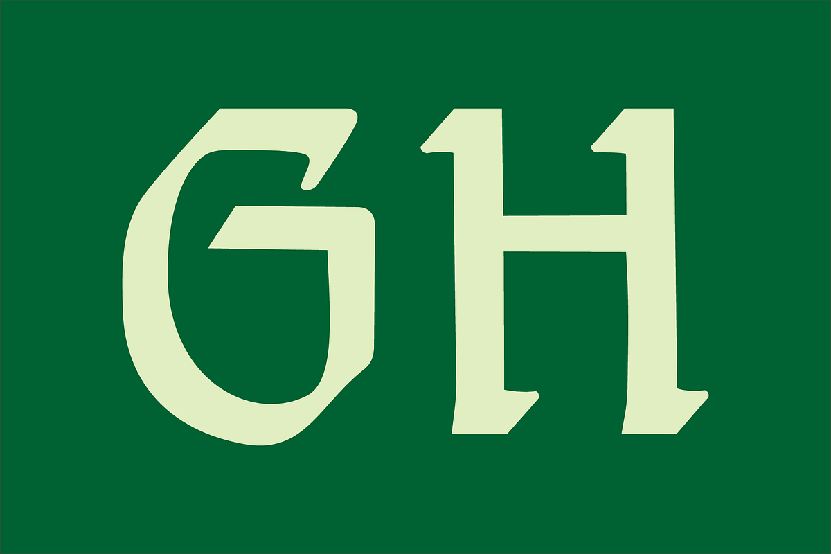 Gothic Initials Eight Font, a Script Font by GG Design (Photo 5 of 14)