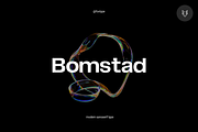 Bomstad Display Typeface, a Sans Serif Font by Foxtype (Thumbnail 1 of 12)