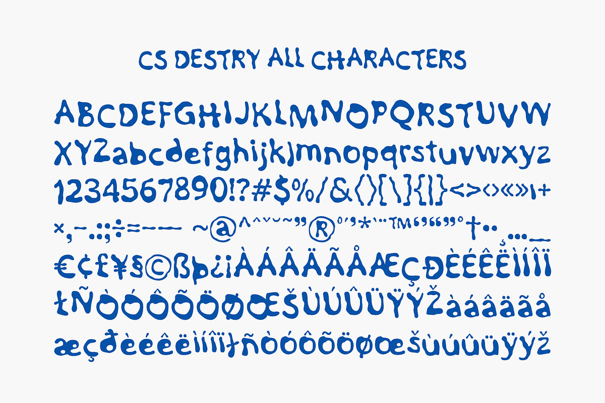 CS Destry – Etchy Font, a Sans Serif Font by Craft Supply Co. (Photo 8 of 8)
