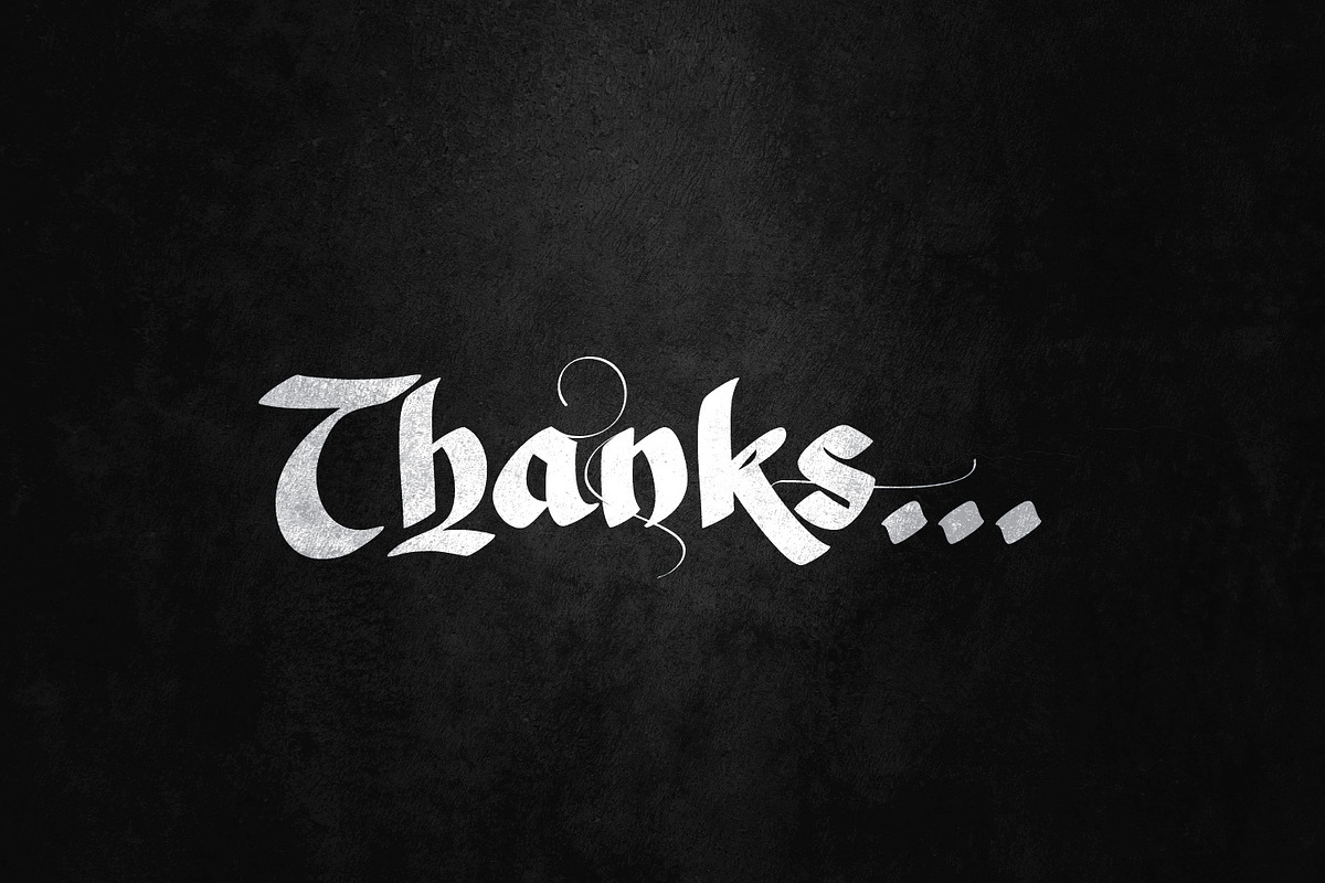 Toxide-Blackletter, a Blackletter Font by Ridha-38.lineart (Photo 11 of 11)