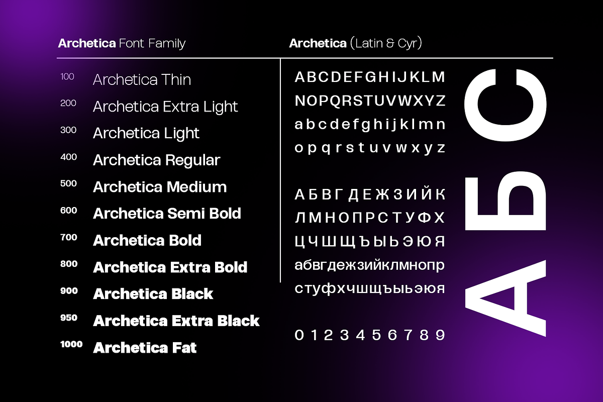 Archetica – Geometric Clean Sans, a Sans Serif Font by Almarkhatype (Photo 6 of 11)