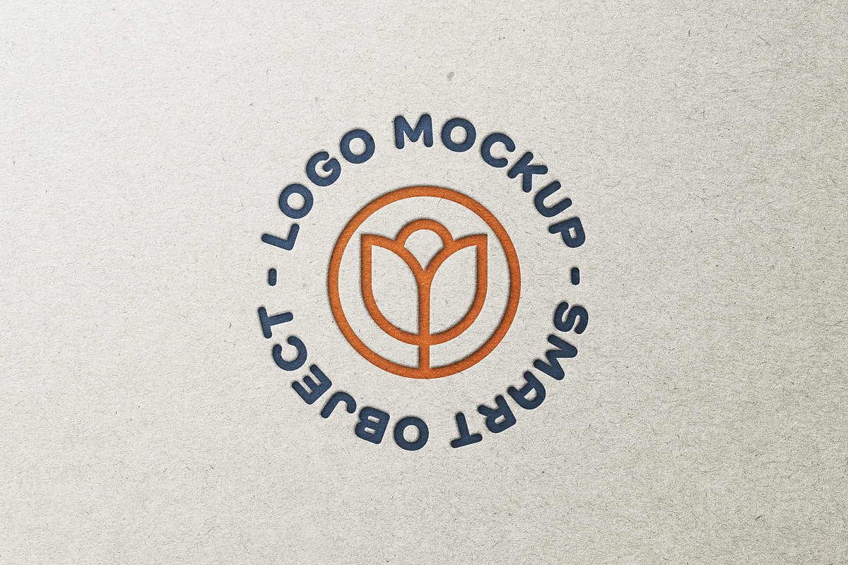 Paper Logo Mockup, a Mockup by Design Squad (Photo 1 of 3)