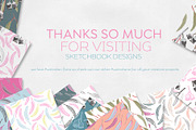 Modern Eucalyptus Pattern Set, a Pattern Graphic by Sketchbook Designs (Thumbnail 7 of 7)