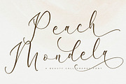 Peach Mondela Beauty Calligraphy, a Script Font by Storytype Studio (Thumbnail 1 of 15)