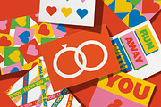 Greeting Card Pile Mockup (A2 Size), a Print Template by paper&stuff (Thumbnail 5 of 5)
