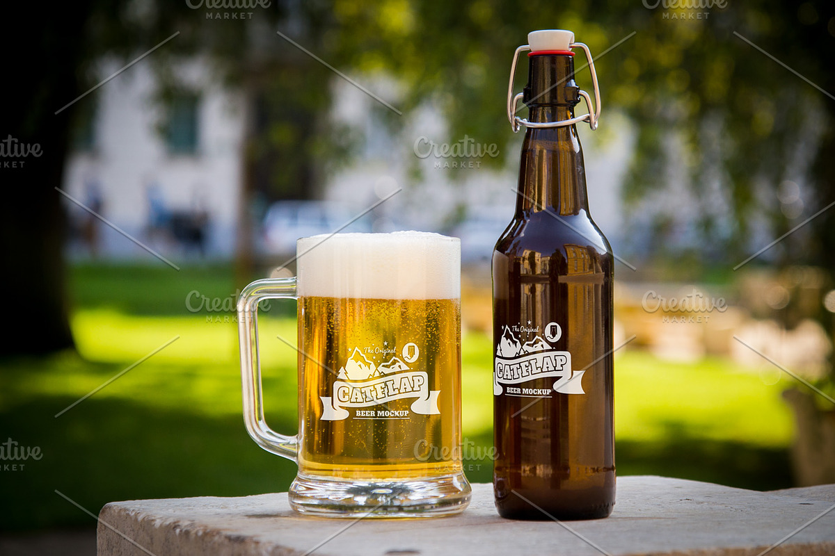 Beer Mockup #8, a Product Mockup by Catflap