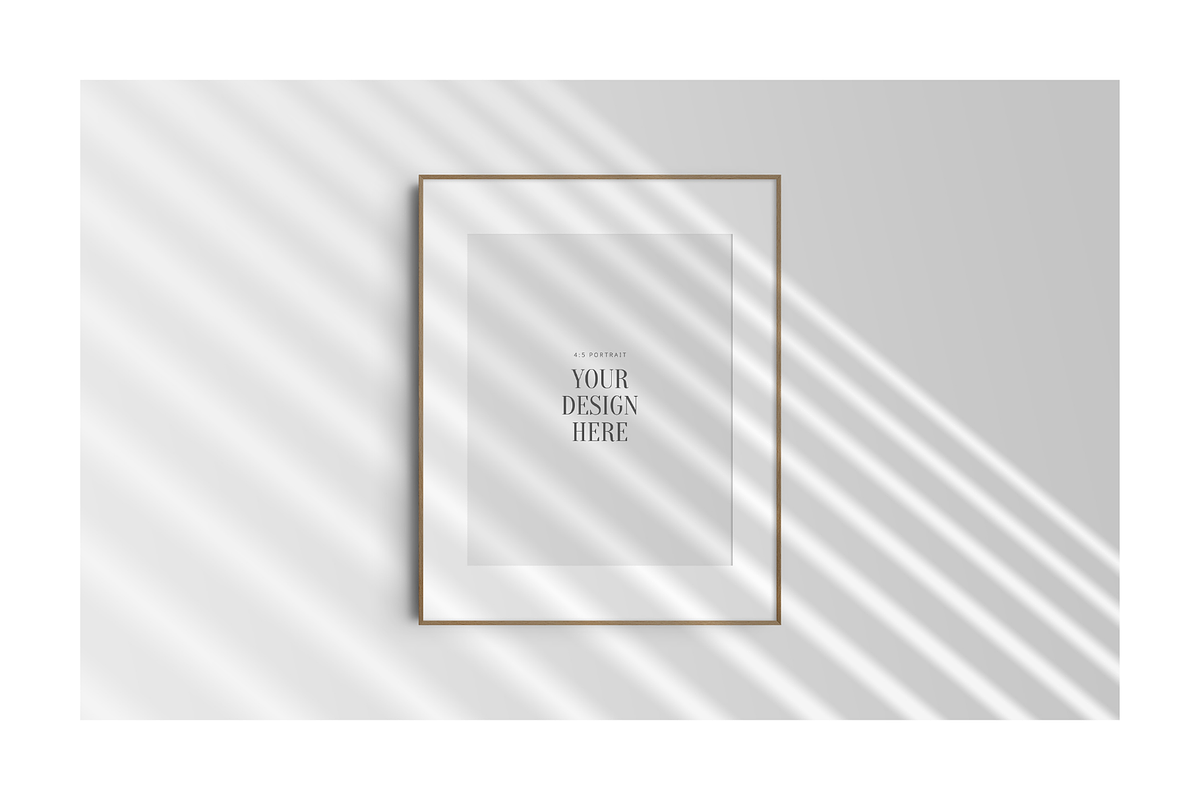 Frame Mockup 4:5 Portrait, a Mockup by DESIGN BY nube (Photo 10 of 15)