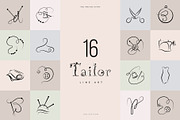 Tailor. Line Art Collection, a Work Illustration by le-genda (Thumbnail 1 of 6)