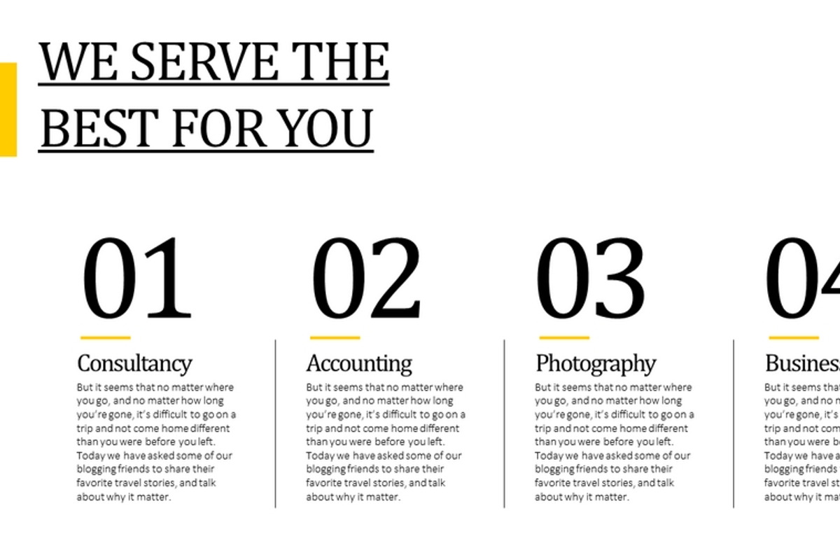Biz Minimal PowerPoint Template, a Presentation Template by Warna Works (Photo 3 of 5)