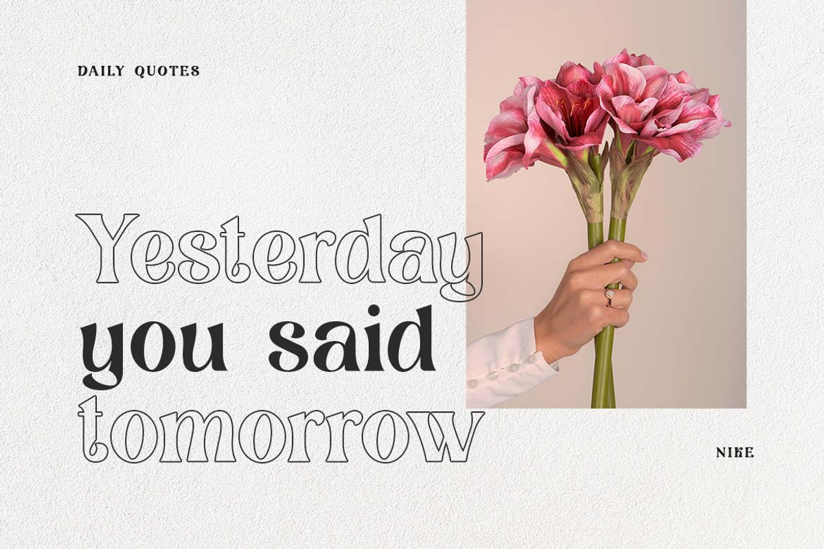 Brainstorm Retro Serif Display Font, a Serif Font by UICreative (Photo 10 of 13)