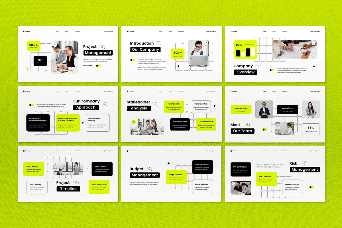 Project Management Presentation, a Presentation Template by graphicook (Photo 2 of 5)