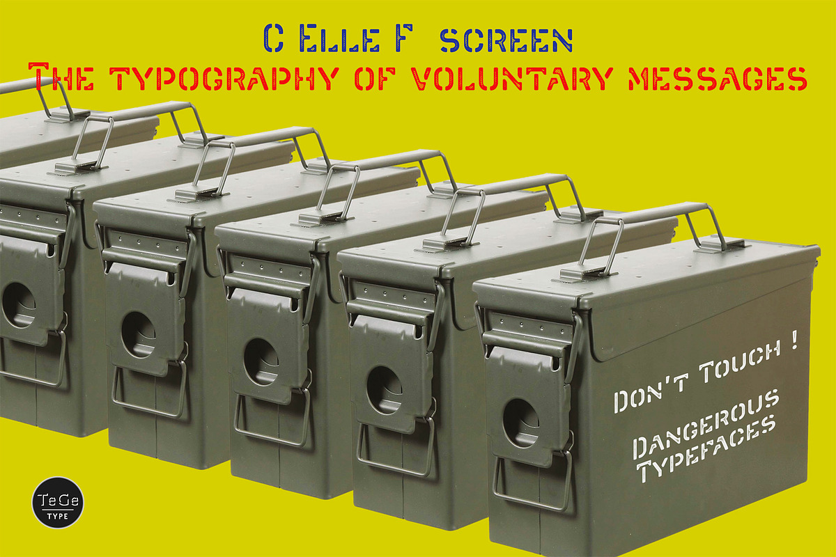 C Elle F, a Sans Serif Font by TeGeType foundry (Photo 4 of 7)