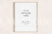 Portrait Wooden Mat Frame Mockup, a Household Mockup by OakstoneCreative (Thumbnail 2 of 5)