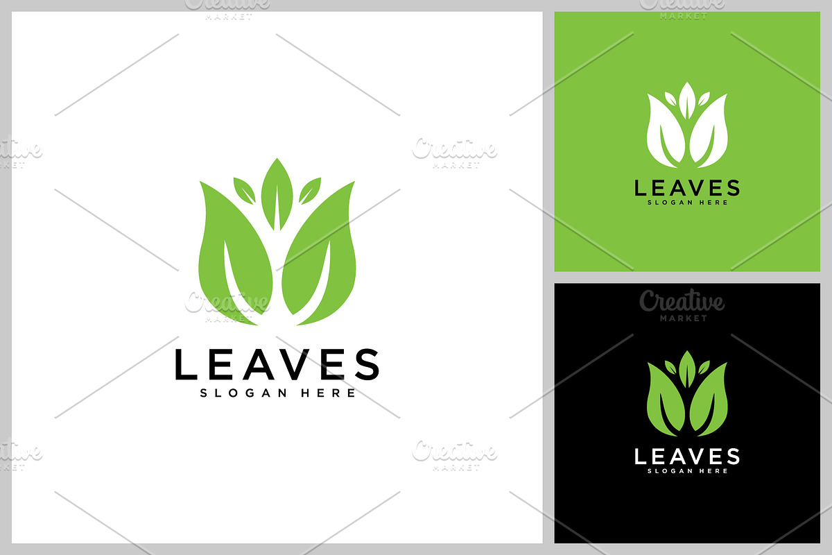 leaf nature vector design template, a Branding & Logo Template by quadrazo